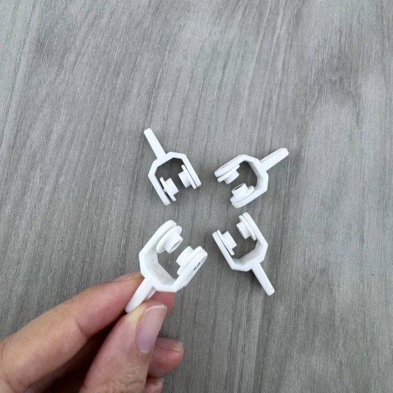 50PCS Nano Old-Fashioned Curtain Track Pulley Curved Track Roller Hook Wheel