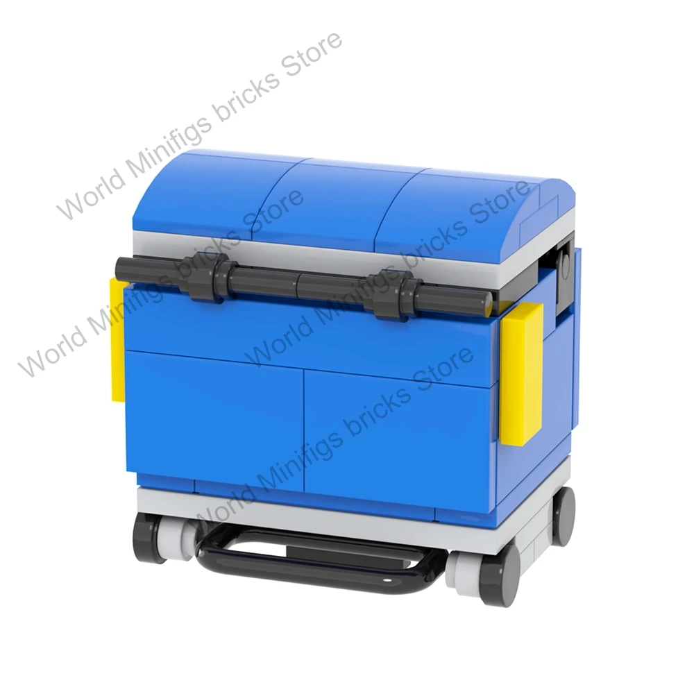 MOC مدينة شارع عرض الطوب بارك مقعد مزبلة المرحاض متوافق الشكل اللبنات أصدقاء دمى هدايا للأطفال الكبار DIY بها بنفسك #4