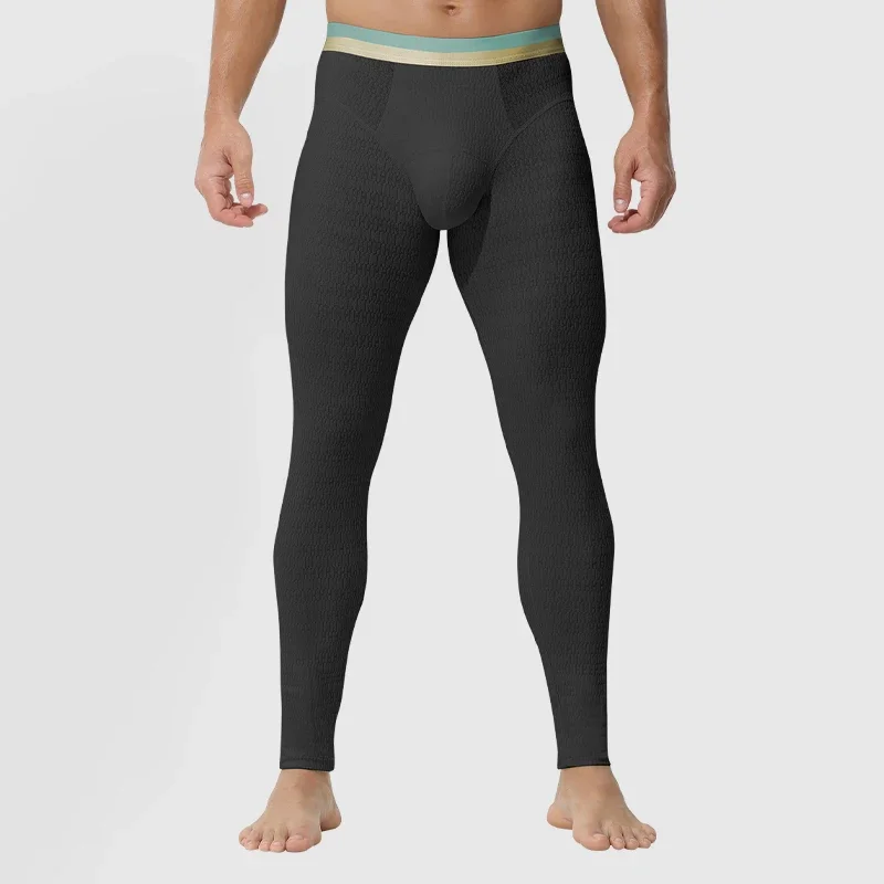 

Men's long Johns, thin autumn and winter leggings, thermal pants, trendy underpants, cotton and wool pants