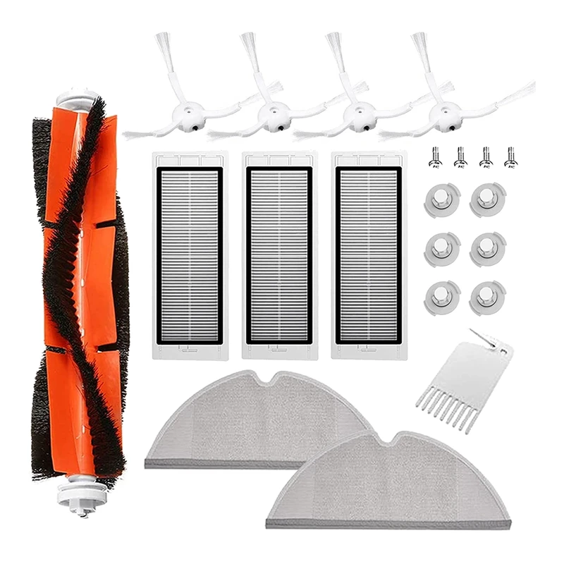 Xiaomiロボット掃除機用の交換用フィルター,ロボット掃除機用のスペアパーツ,Roborock s50,s55,s6,アクセサリー