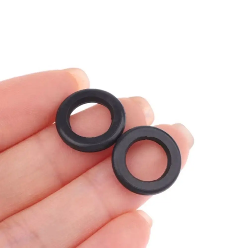 4Pcs 15mm Inflatable Pump Seal Ring Rubber Perfect Fit Design Electric Pump O-Ring Easy to Install Piston Seal Replacement