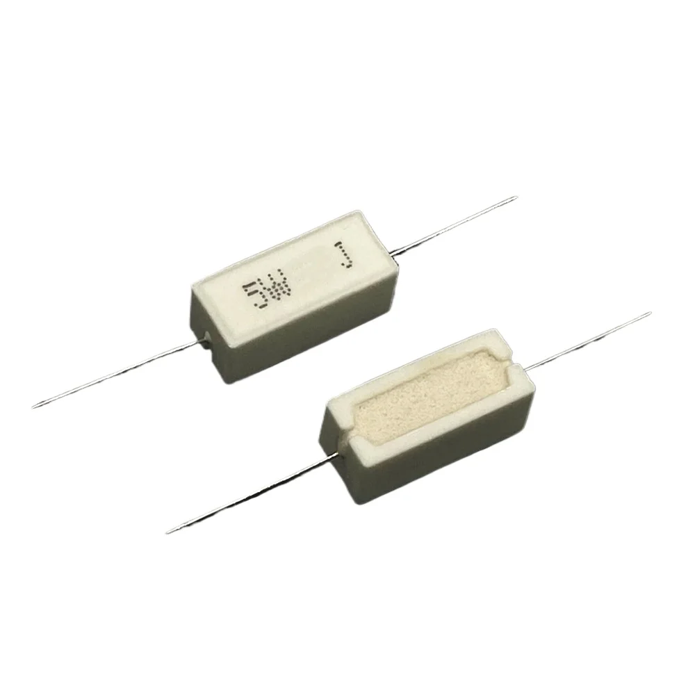 10pcs 5W 5% Cement Resistor Power Resistance 0.1 ~ 10K 0.1R 0.5R 1R 10R 100R 0.22 0.33 0.5 1 2 5 8 10 15 20 25 30 100 1K 10K ohm