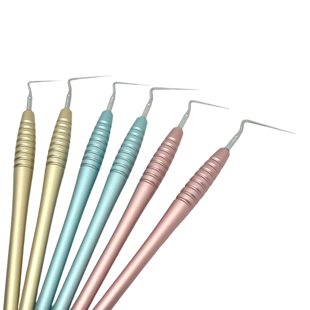 6PCS Dental Endo GPRS Root Tip Extractor Foreign Body Removal GP Remover Spear Endodontic Tool High Precision Steel