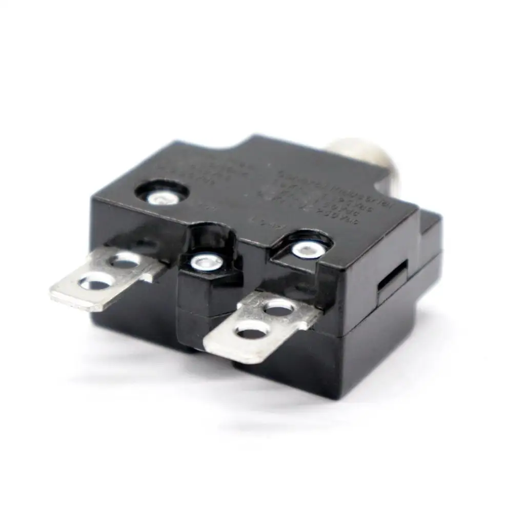 Waterproof Circuit Breaker Switch Overload Protector Electrical Wood Material Manual Reset for Car Truck