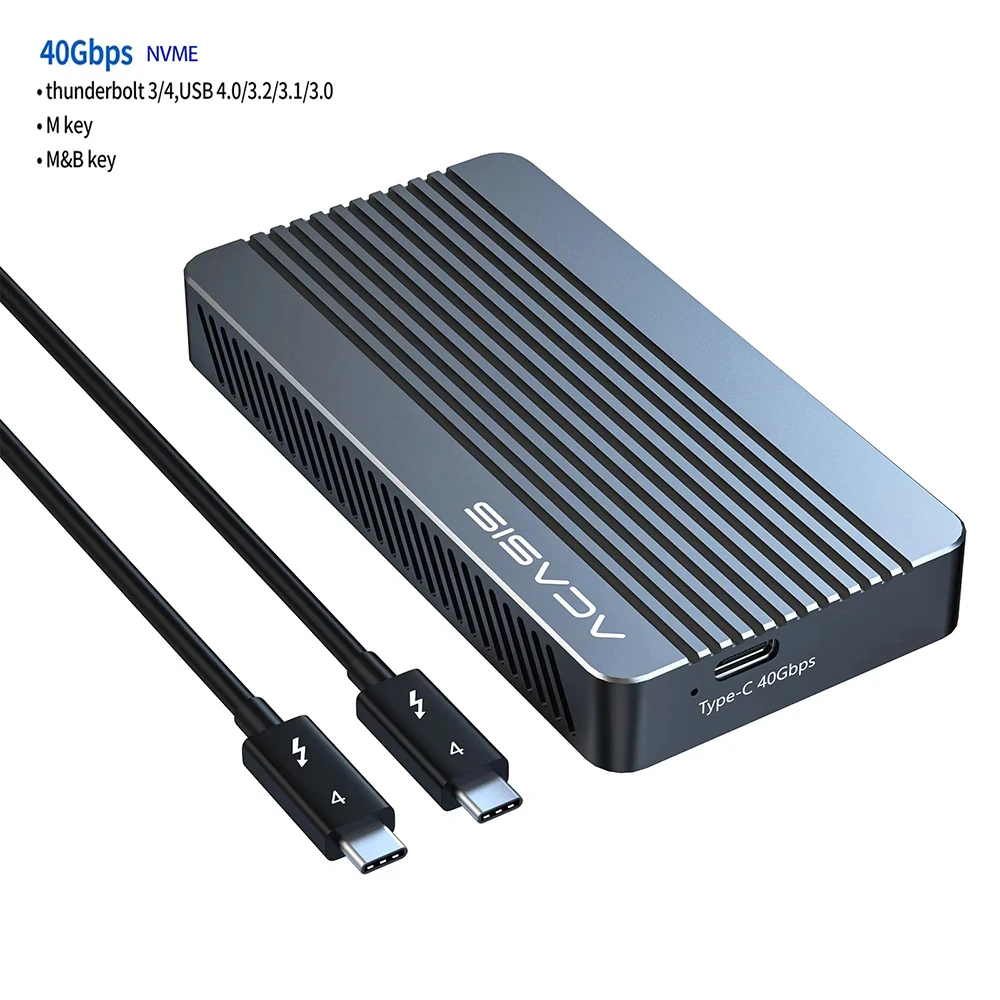 Acasis 40Gbps USB 4 NVMe M.2 SSD Case