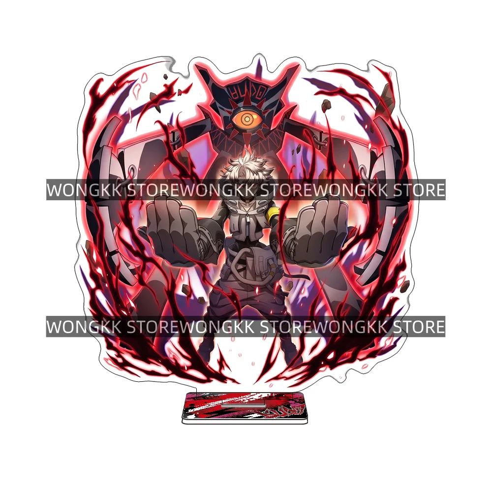 Gachiakuta Rudo Enjin Riyo Zanka Battle Awakening 15CM Acrylic Stand Keychain 2026 New Anime Stand Desk Ornament  Fans Gift