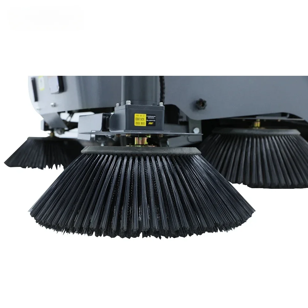 Elektrische veegmachine rijden, commerciële industriële eigendomsparkworkshop, wegveegmachine, veegmachine