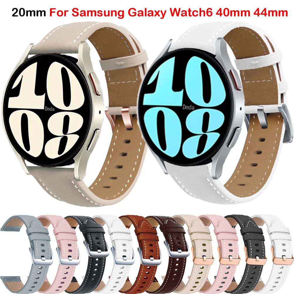 Correa para Samsung Galaxy Watch 6, correa para Galaxy Watch 4, 5, 6, 7, 40mm, 44mm, FE 6, pulsera clásica de 47mm y 43mm, accesorios para reloj inteligente