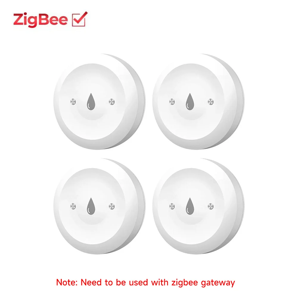 Tuya ZigBee Smart Waterleksensor Overstromingsleksensor Alarm APP Remote Monitoring Overstromingsoverloop voor keukenbadkamer