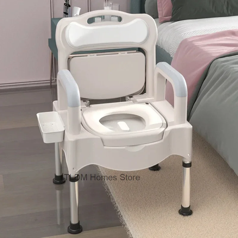 Bearing 300kg Toilet Stool Multifunctional Elderly Bathroom Chair Lift Adjustment Shower Chair Safe Stable Bathroom Furniture