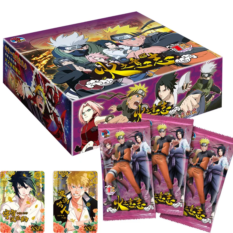 

Naruto Cards Rare Collectible Card Games Anime Party Playing Toys Kids Album Collection Children Birthday Gift Hobby Boxes Paper