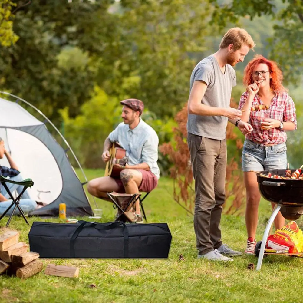 Outdoor Camping Storage Bag Canvas Canopy Pole Bag Camping Tent Swag Storage Pouch Travel Picnic Handbag