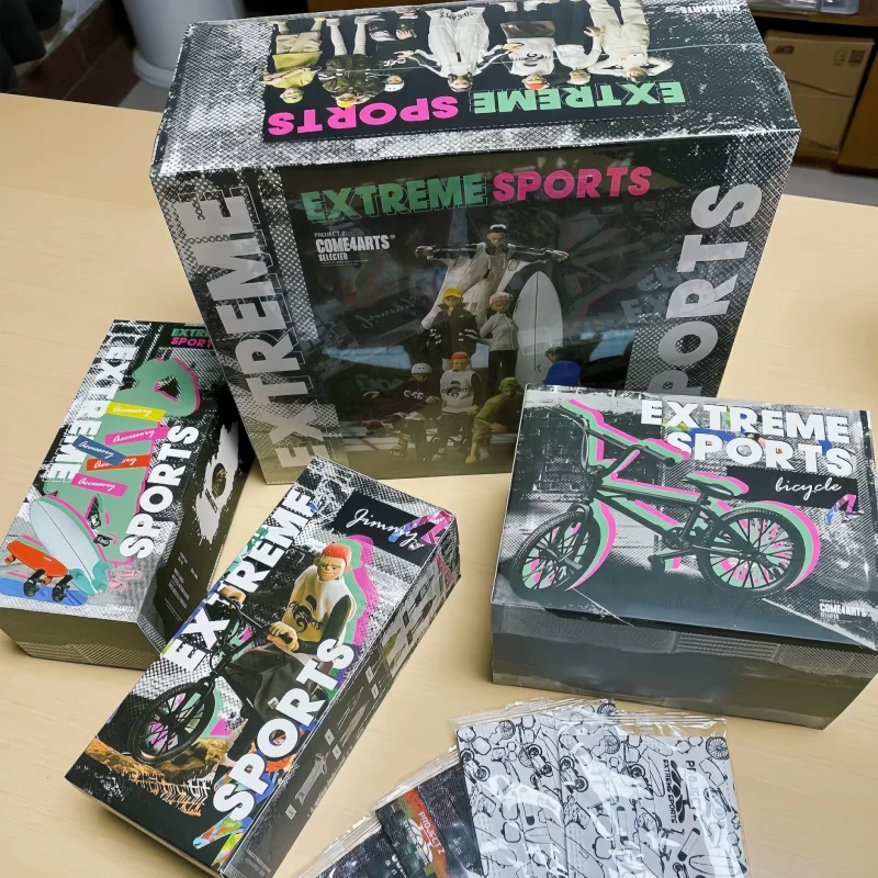 

Оригинальная серия Come4arts Extreme Sports, слепая коробка, экшн-фигурки, подвижный шарнир, Bjd, загадочная коробка, модель куклы, фигурки, каваи, подарки