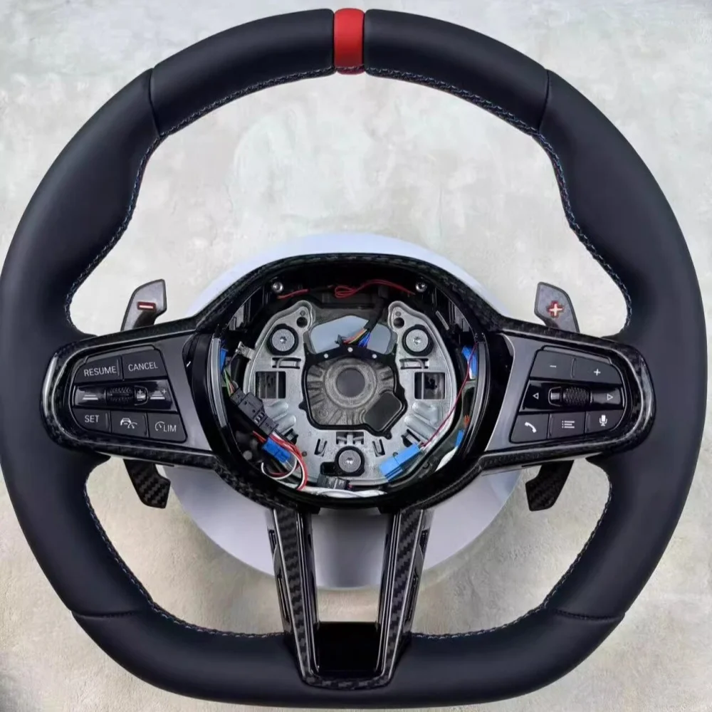 Customized CS Steering Wheel For BMW M40i M340i M135i X3 X4 X5 X6 G02 G05 G06 G20 G21 G22 G26 G29 G80 G81 G82 G87 F40 F44