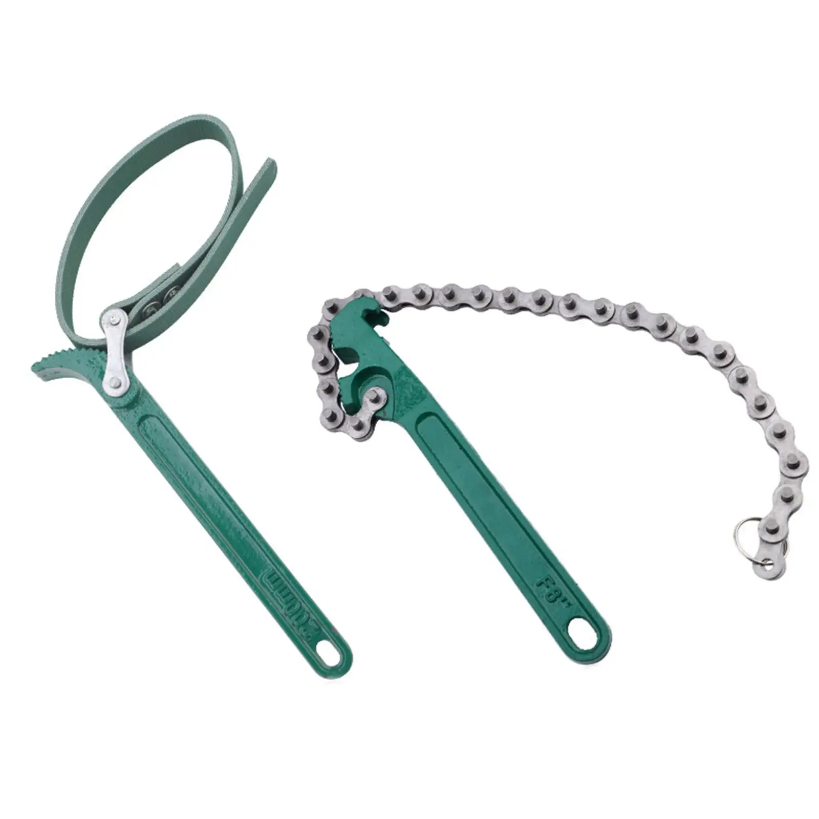 High Carbon Steel Oil Filter Strap Wrench Adjustable Multifunction Hand Tool for Home Kitchen Automotive Repair