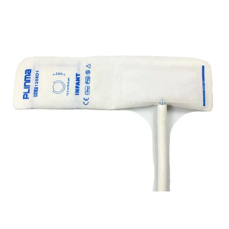 Medical Disposable Infant PVC non-woven fabric single tube 12.3-16.8cm Thigh/Wrist/Arm BP Blood Pressure NIBP Cuffs