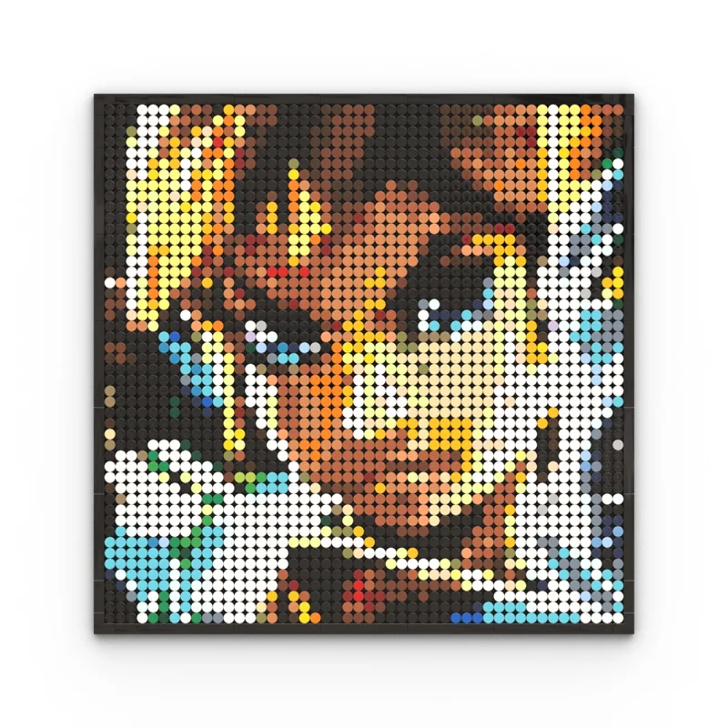 The LOZ Movies Figures Cartoon Princess Blocks Brick Pixel Art Decoration Painting DIY Home Decorativ