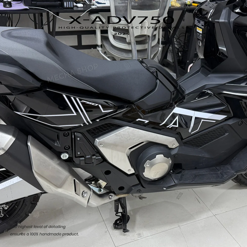 Für X ADV 750 XADV750 2025 2026 X ADV750 Verkleidungsaufkleber Karosserie-Dekorationsaufkleber Motorrad-Aufkleber Kratzfester PVC-Aufkleber