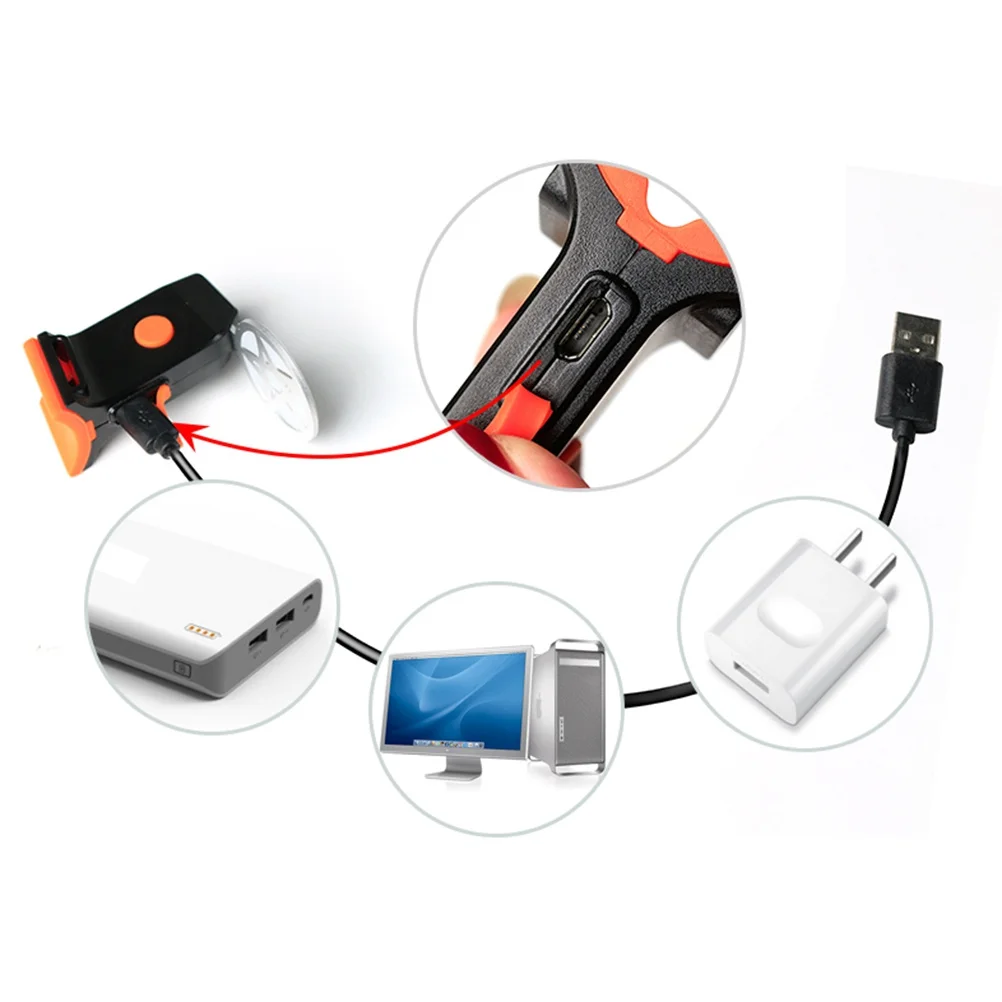 

Charging Tail Cob Led 5 Light Modes Ip63 Waterproof 250Mah Rechargeable Bike Rear Light For Cycling Safety Mount