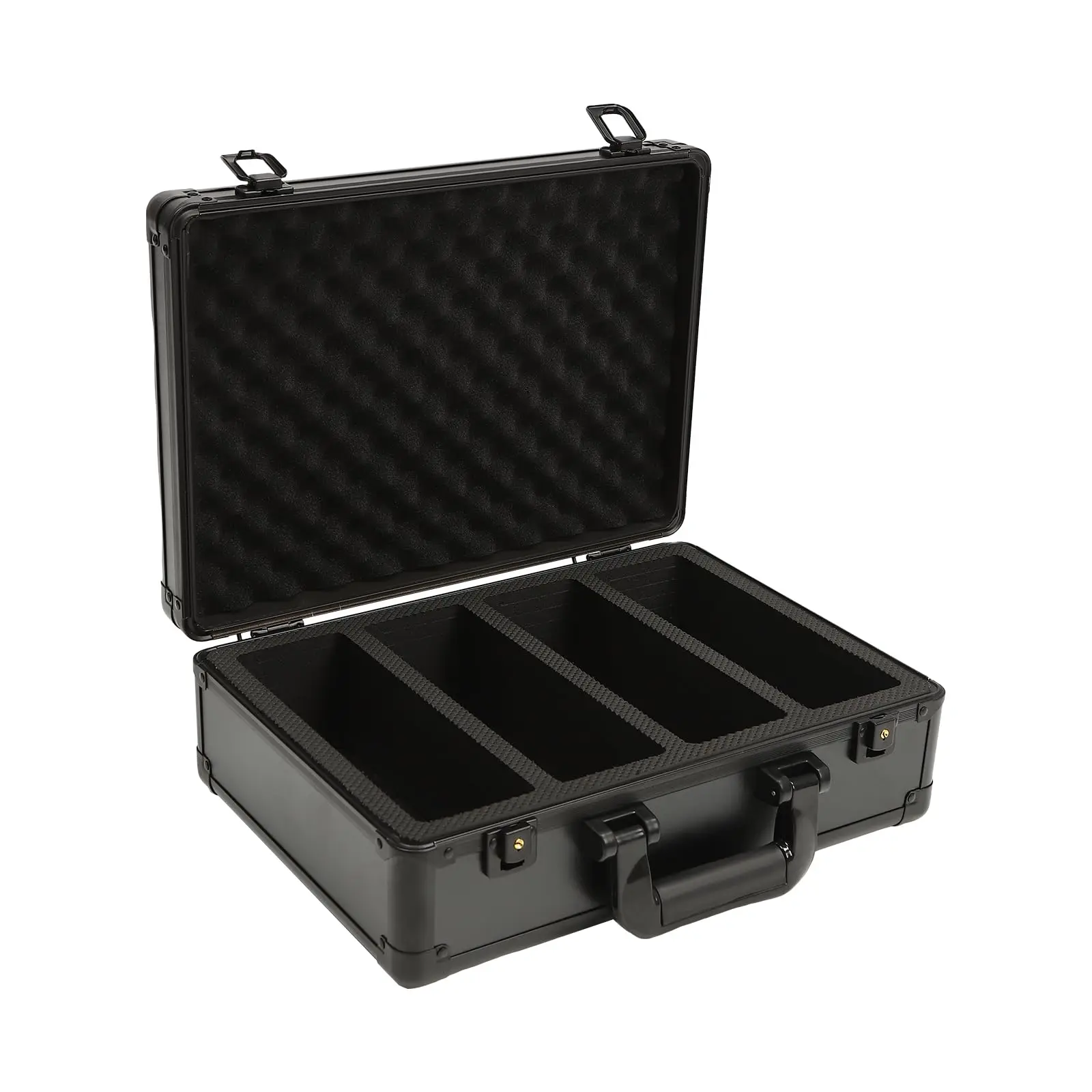 

100 Pcs Coin Capsules with Foam Gasket Coin Storage Case with Lock Storage Organizer Box for Coin Collection Supplies (Black/St