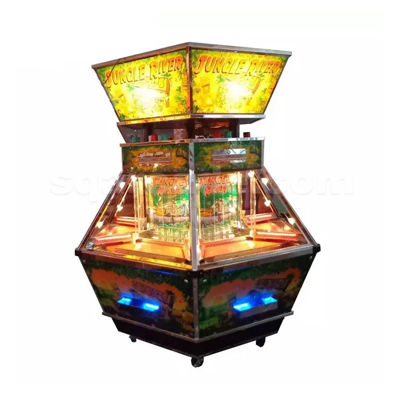 Amusement Park Coin Operated Game Machine Pusher Coin Arcade Single Push Coin Game Machine Lucky Original Bonus Hole Machine