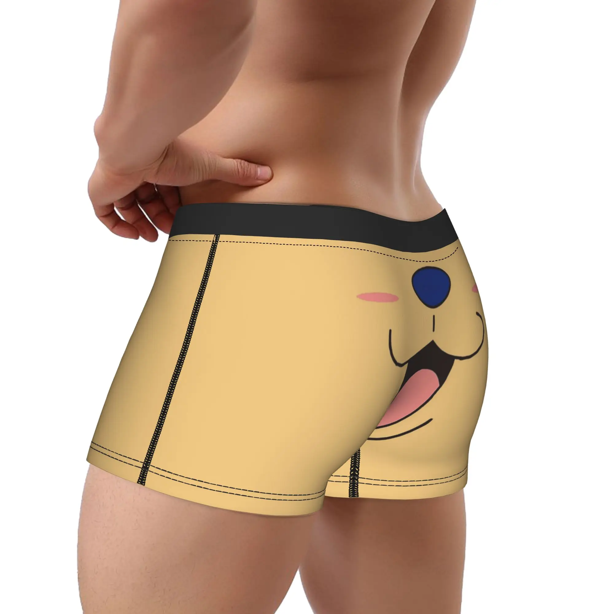 Smile Chopper One Piece Men's Underwear Pirates Boxer Briefs Shorts Panties Humor Breathable Underpants for Homme M-XXL