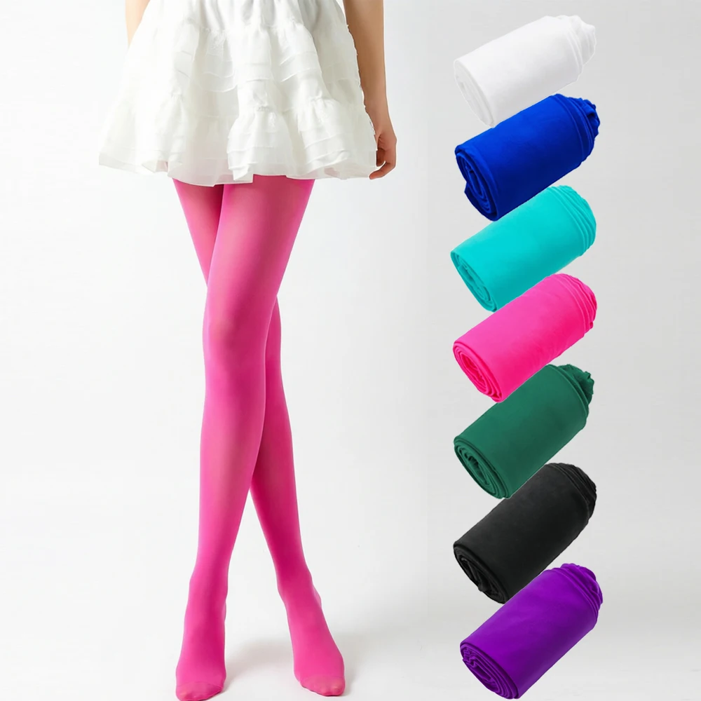 7 Pcs Kids Tights For Girls Stocking Pantyhose Ballet Dance Children Velvet White Girls Tights Professional Ballet Stockings