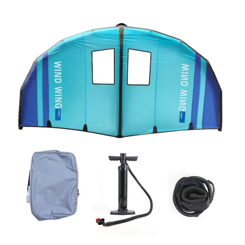 Kite Surfing Inflatable Wing Board Custom PVC Window Design Professional Water Sports Gear  Adult Riders Training Use