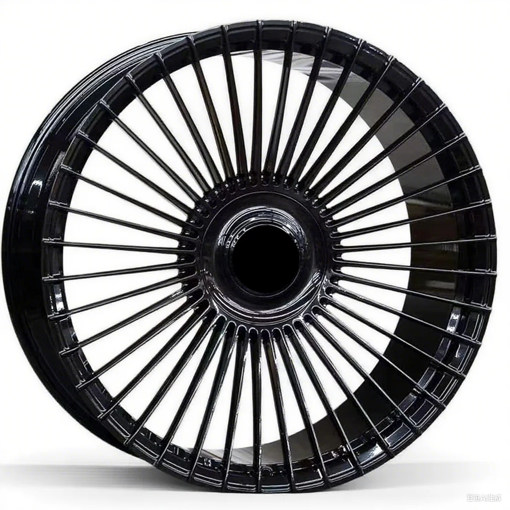 18-24 Inch Black Multi-spoke Custom Forged Wheels for Mercedes-         SUV 5X112 Alloy Wheels 6061-T6