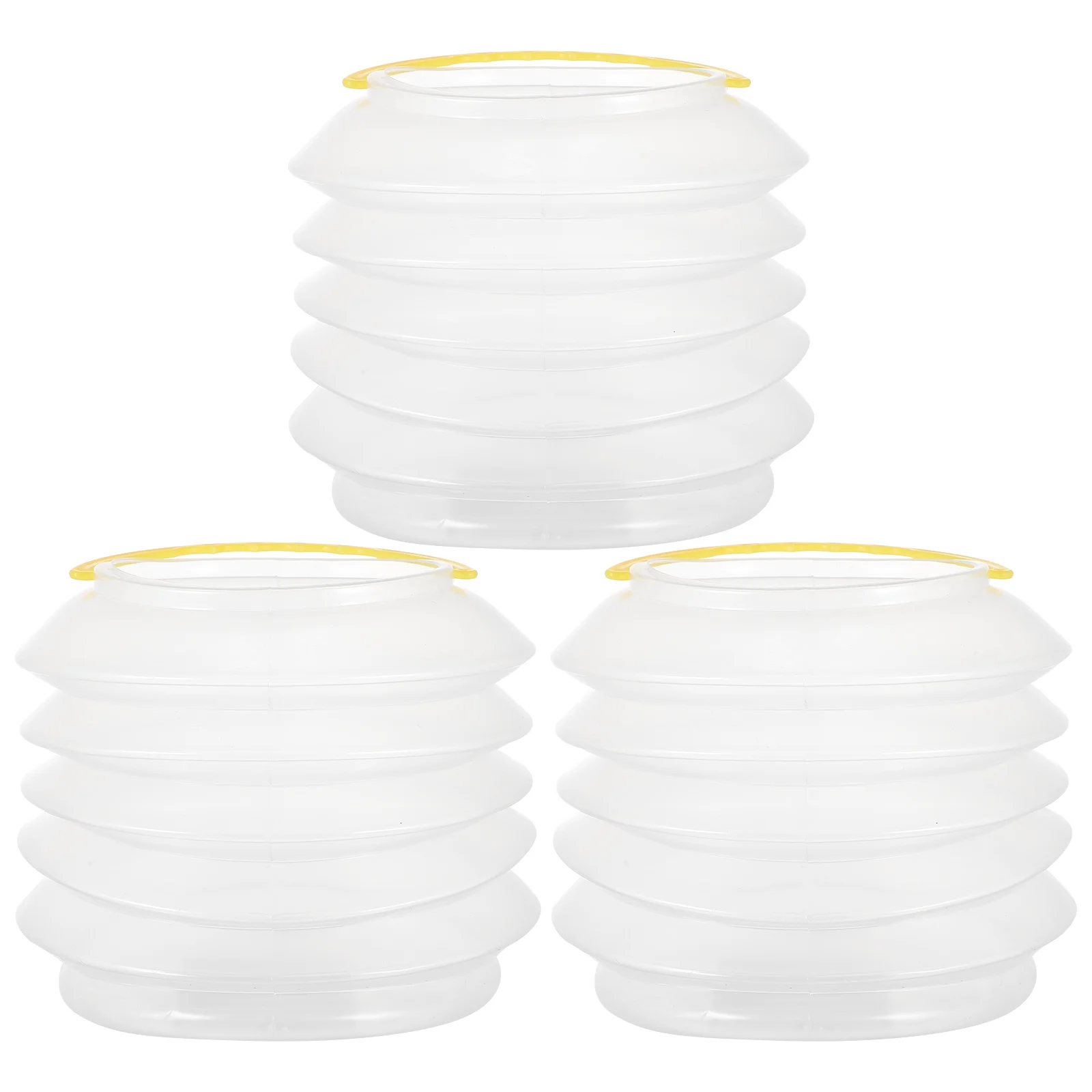 

3 Pcs Telescopic Washable Painting Brush Buckets Portable Plastic Washer Supplies Artist Basins Foldable Tools Painting