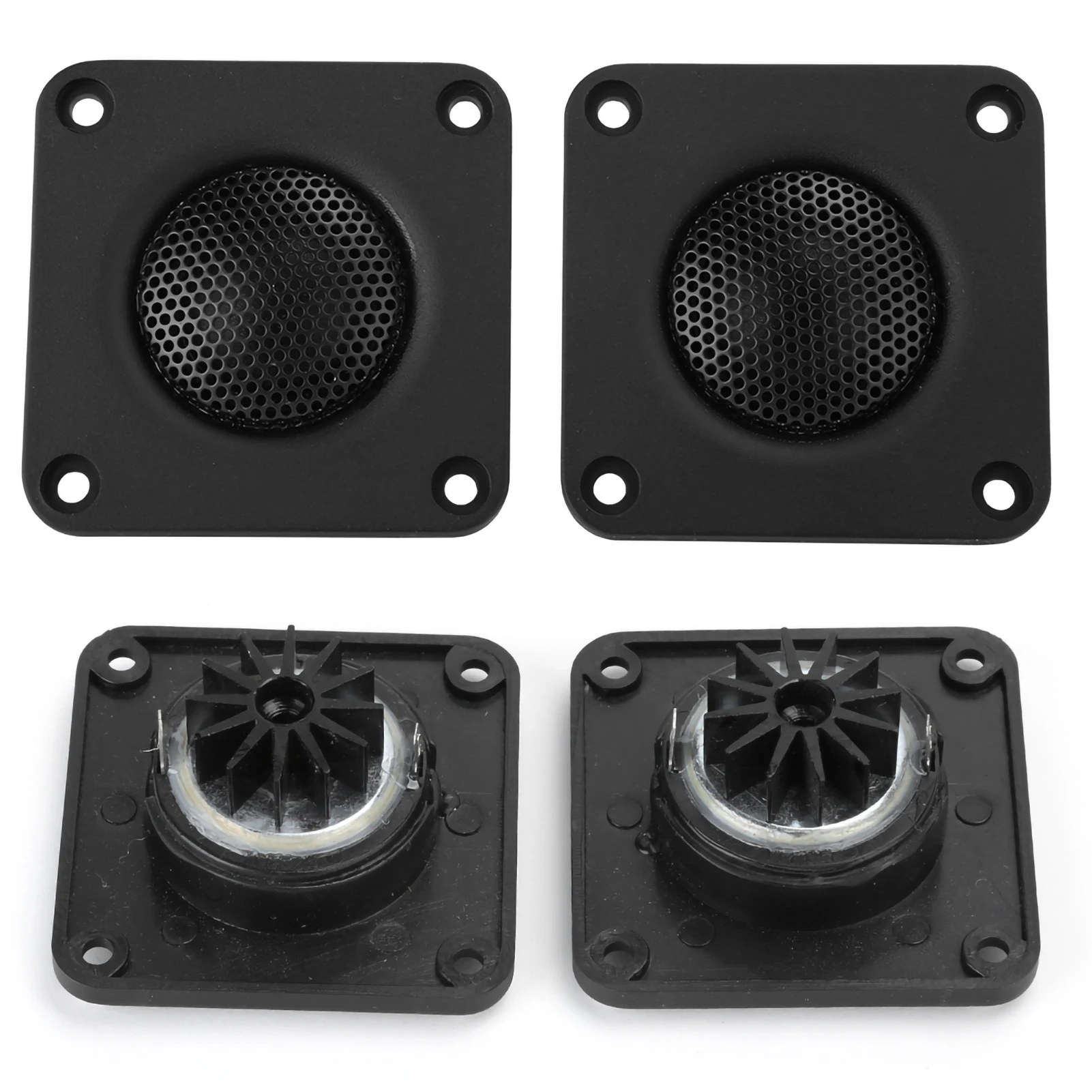 2 altavoces, mini tweeter, tweeter de cúpula de seda de 2 pulgadas y 25 hilos, 4 ohmios, 30 vatios, sistema de audio de rango completo