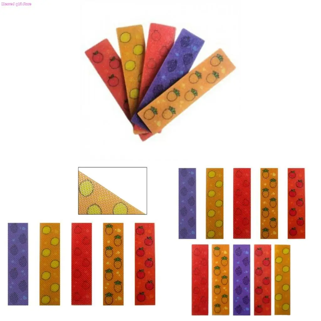 D0JC ชุดสติกเกอร์บรรเทากลิ่นตกแต่ง 5 ชิ้นพร้อมพื้นผิวสำหรับตกแต่งโน้ตบุ๊กโทรศัพท์สติกเกอร์กาวที่แข็งแกร่ง