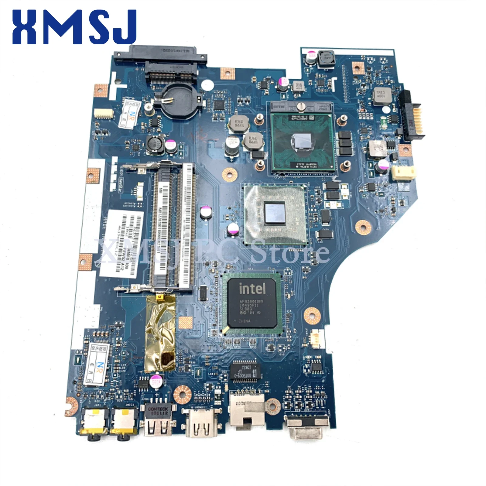 XMSJ UNTUK Acer Aspire 5736 5736z Motherboard Laptop PEW72 LA-6631P MBTZZ02001 MB.TZZ02.001 GM45 DDR3 tes penuh CPU Gratis