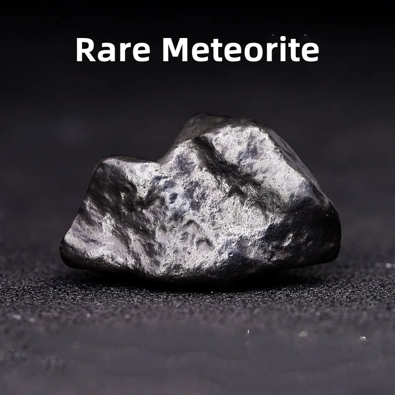 1Pcs Meteorite Mesosiderite Rough Meteorite Aerolite Falling Stone Collection Specimen Gifts Home Stone Ornament decoration