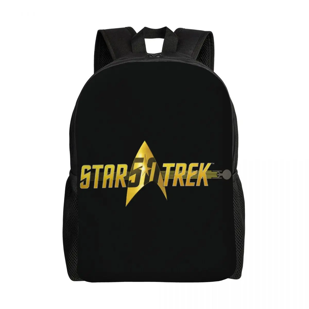 Custom Star Trek Travel Backpack Men Women School Laptop Bookbag Science Fiction TV Series College Student Daypack Bags