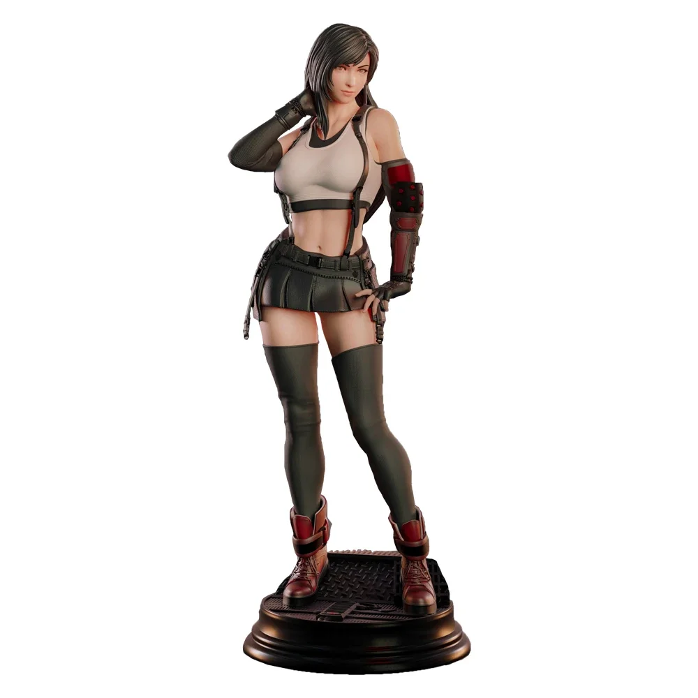 Jia ling bao Tifa Lockhart 1:24 Miniature Figurine Unpainted Resin Model Kit A2148