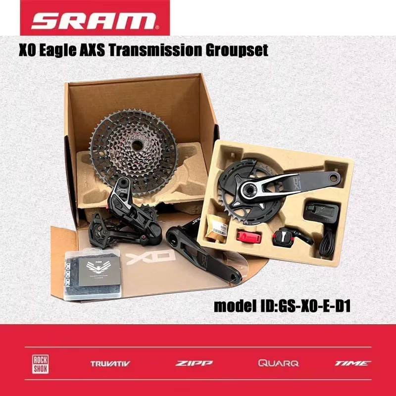 

SRAM X0 Eagle AXS Transmission Groupset | 32T Chainring | X0 T-Type Eagle Transmission Derailleur | 10-52T Transmission Cassette