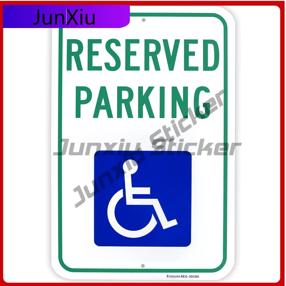 

Large Reserved Handicap Parking Cool Car Walls Window Truck Truck Vinyl Decal Accessory Aesthetic Cute Trendy Cool
