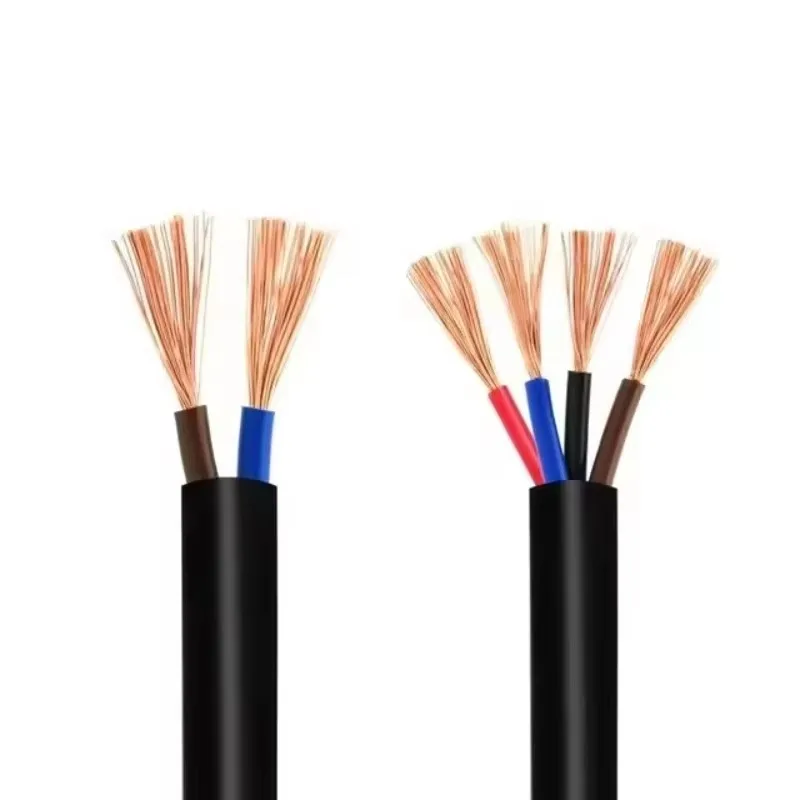 

【From China】Flexible 1.5MM to 6MM RVV 4-Core Electrical Power Cable PVC Insulated with Copper Conductor for Underground Applicat