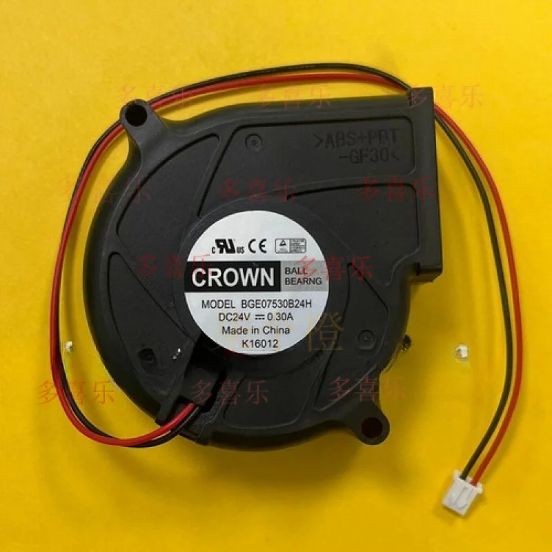 EE for  CROWN BGE07530B24H DC24V 0.30A 7530 75mm Temperature Controlled Cooling Fan