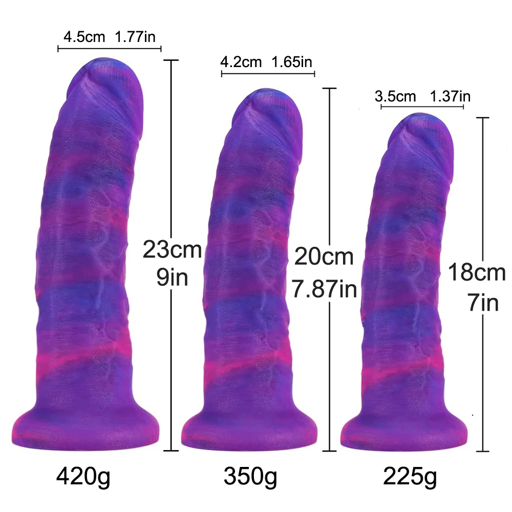 Realistic Dildo with Large Upturned Glans for G-spot Stimulation,Huge Dildo Adult Sex Toy Thick Penis Anal Play