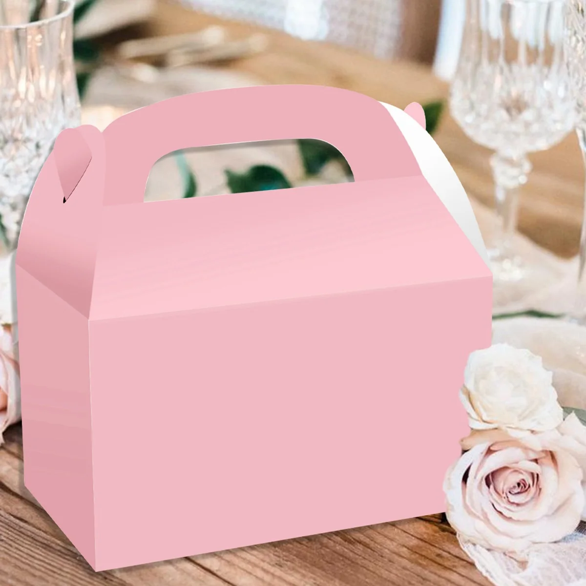 Kraft Paper Candy Box Gift Packaging Boxes Candy Bags Wedding Favors Birthday Party Decoration Baby Shower Bags