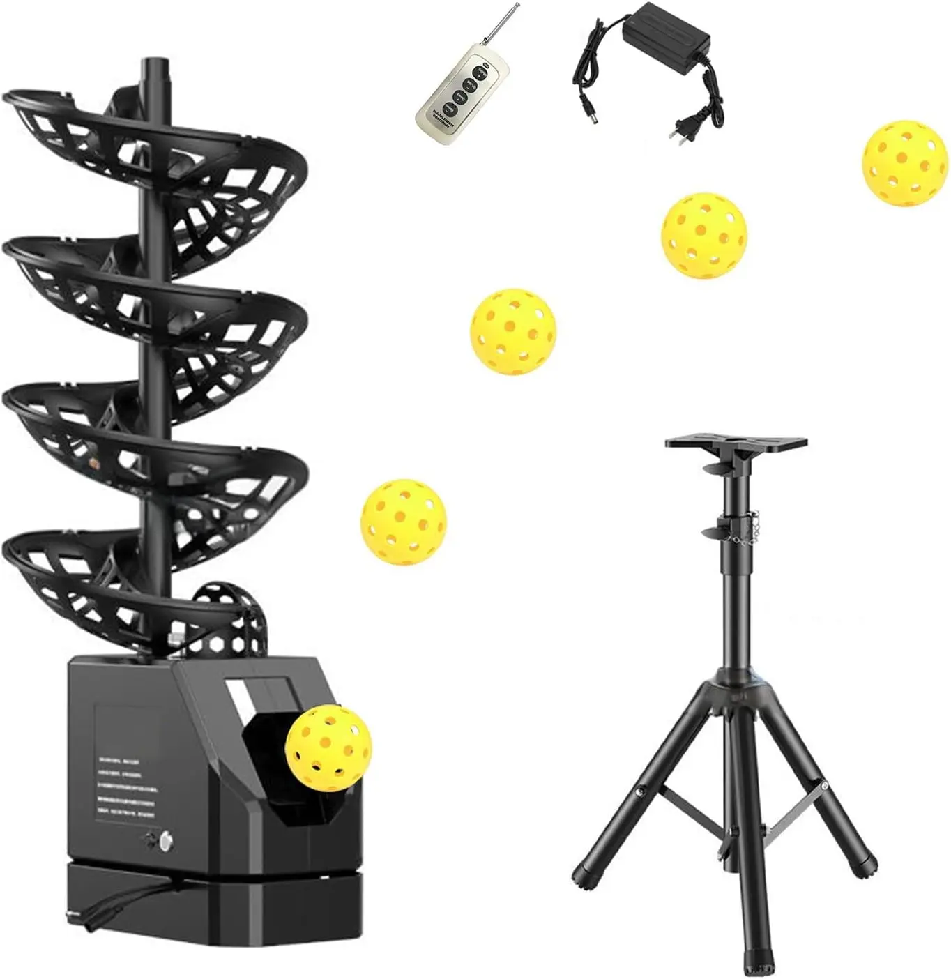 Automatic Pickleball Machine-Portable Pickleball Tosser Practice Training 28 Ball Capacity 5-6 Hours  Life