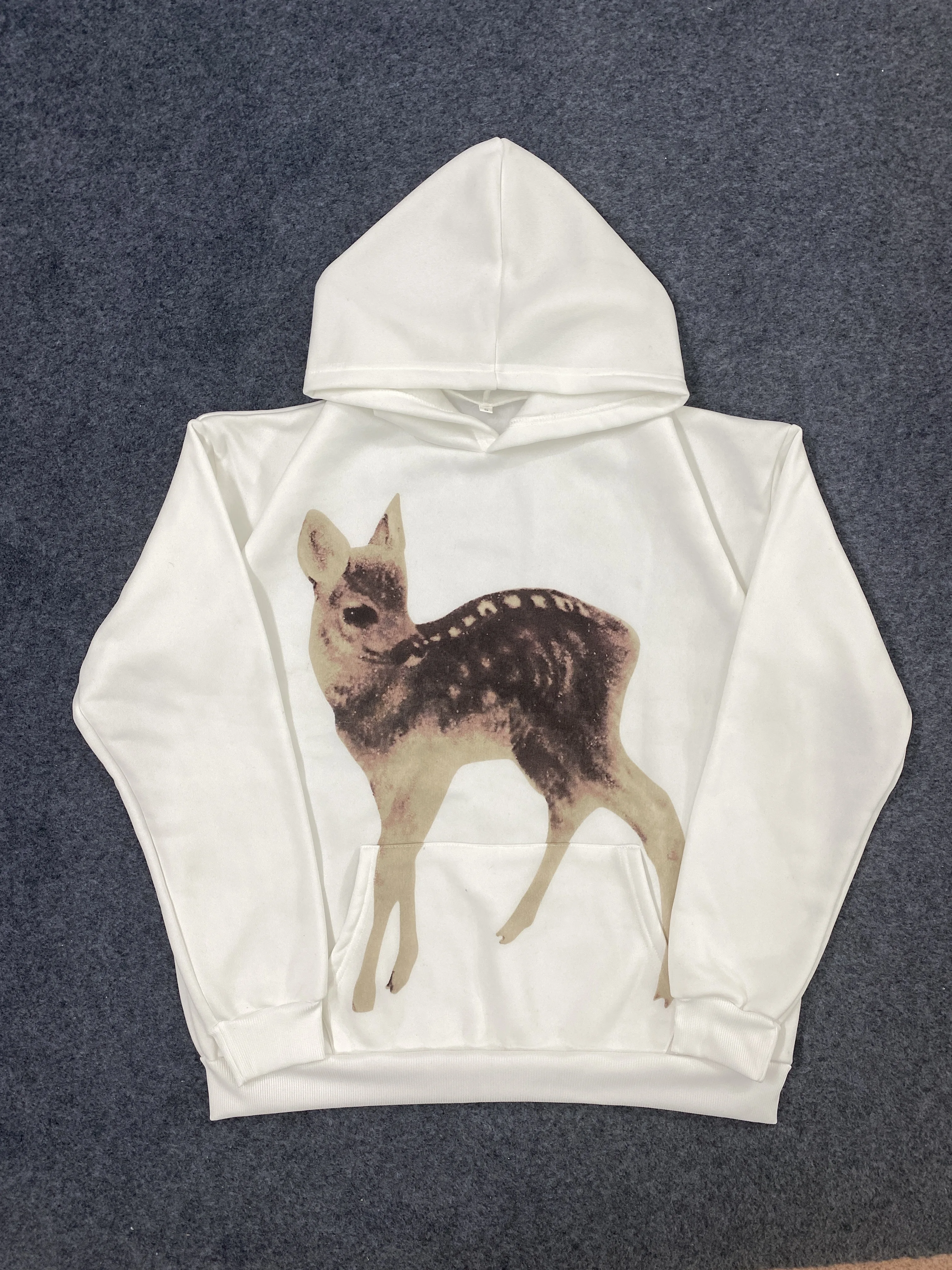 Autumn Winter Unisex High Street Fashion Double Hat Hoodies Loose Fit Casual Jackets Streetwear Trend Hoodies