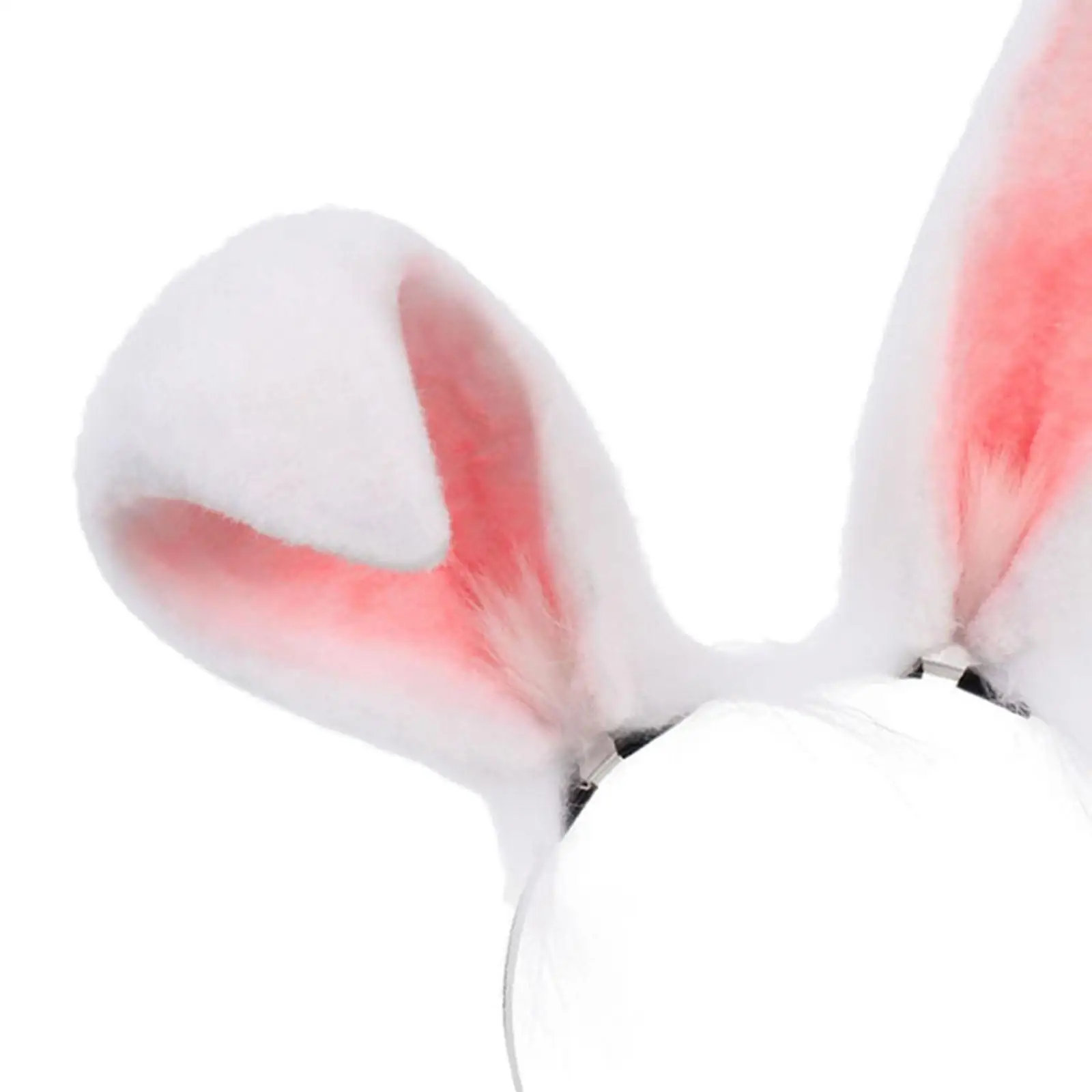 Rabbit Ear Headband Cosplay Hair Accessory for Women Girls Halloween Party Fancy Dress Headwear Bunny Ears Hair Hoop