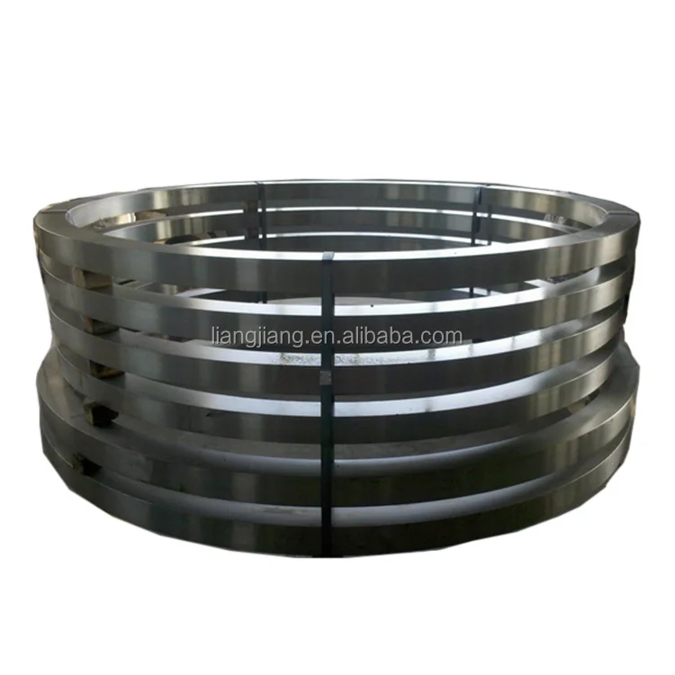 DIN 34CrNiMo6 Hot Rolled Forged Steel Rings Hardness 30HRC - 40HRC Customized , Round Steel Blanks