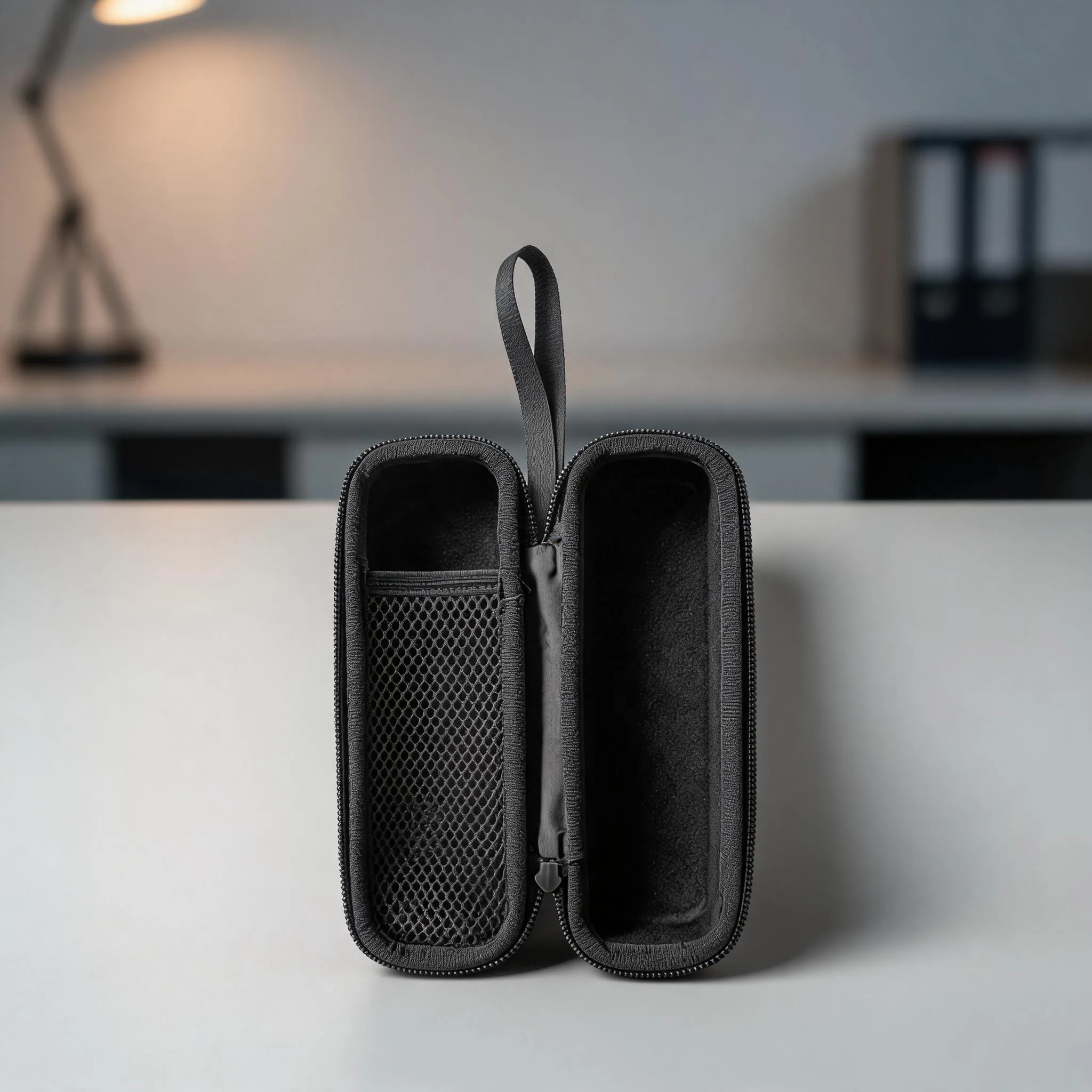 Compact Fan Storage Bag for Mini Cool Portable Fan with Wear-Resistant Fabric and Integrated Mesh Accessory Compartment