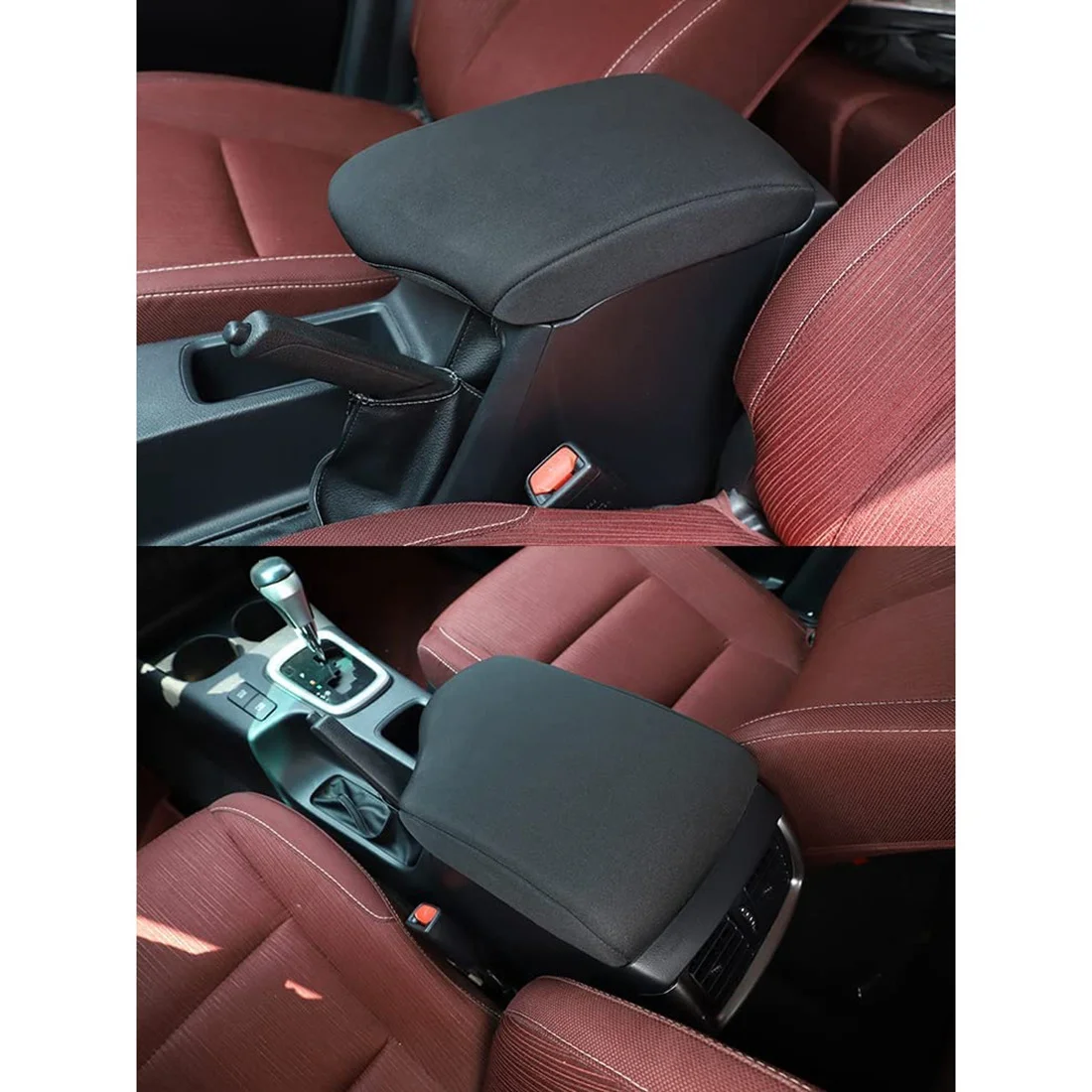 Center Console Cover for Toyota Hilux 2015 2016 2017 2018 2019 2020 2021 Armrest Cushion Protector Cover