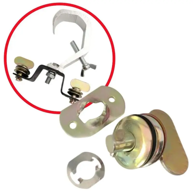 1 Set Quick Stage Light Hook Connector Moving Head Lighting Fast Lock Hang Clamp Bracket Beam Clip For LED Par