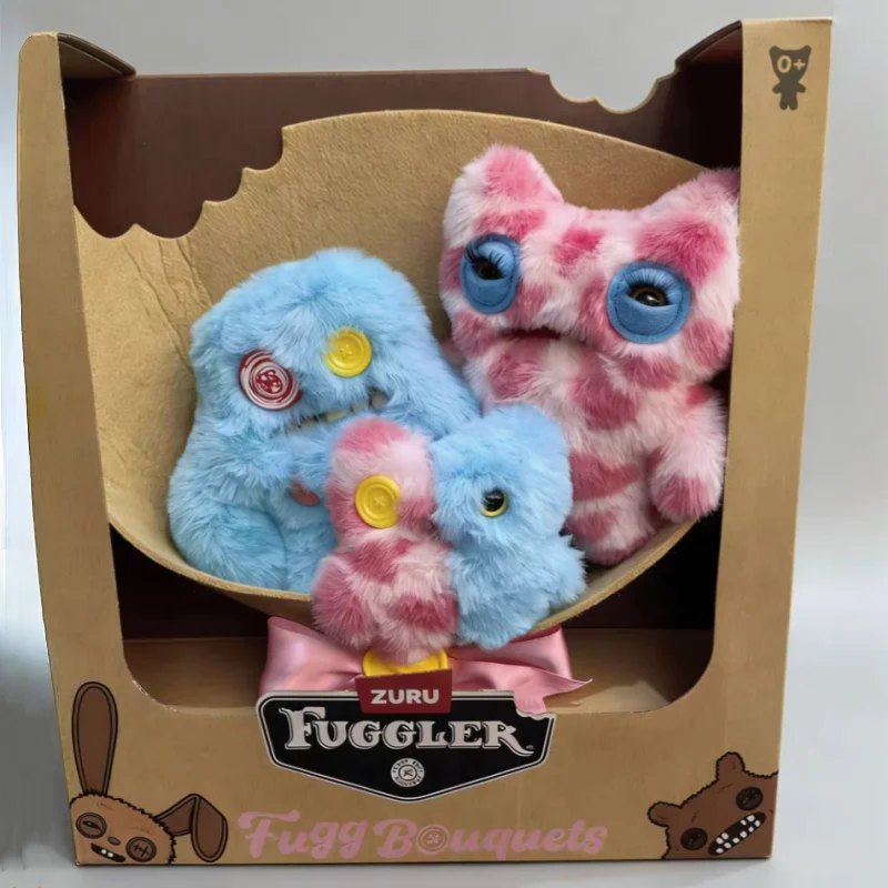 

Новая оригинальная плюшевая кукла Fuggler: Забавный уродливый монстр-зубастик, серия букетов, 29 см, набор игрушек, фан-мерч